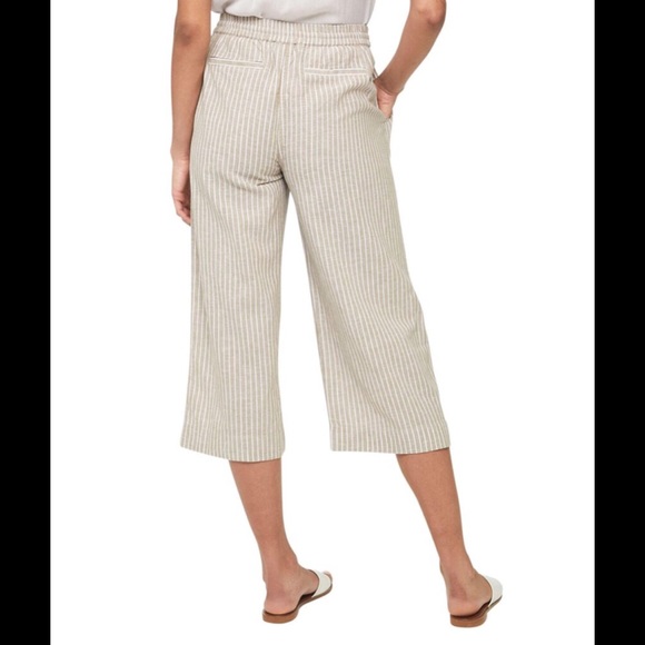 Beach Lunch Lounge Linen Cropped Pants (NW… - Picture 2 of 8